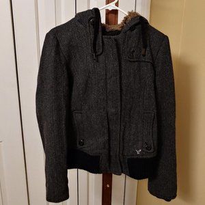 COPY - American Eagle Zipper Hood Coat POCKETS HP